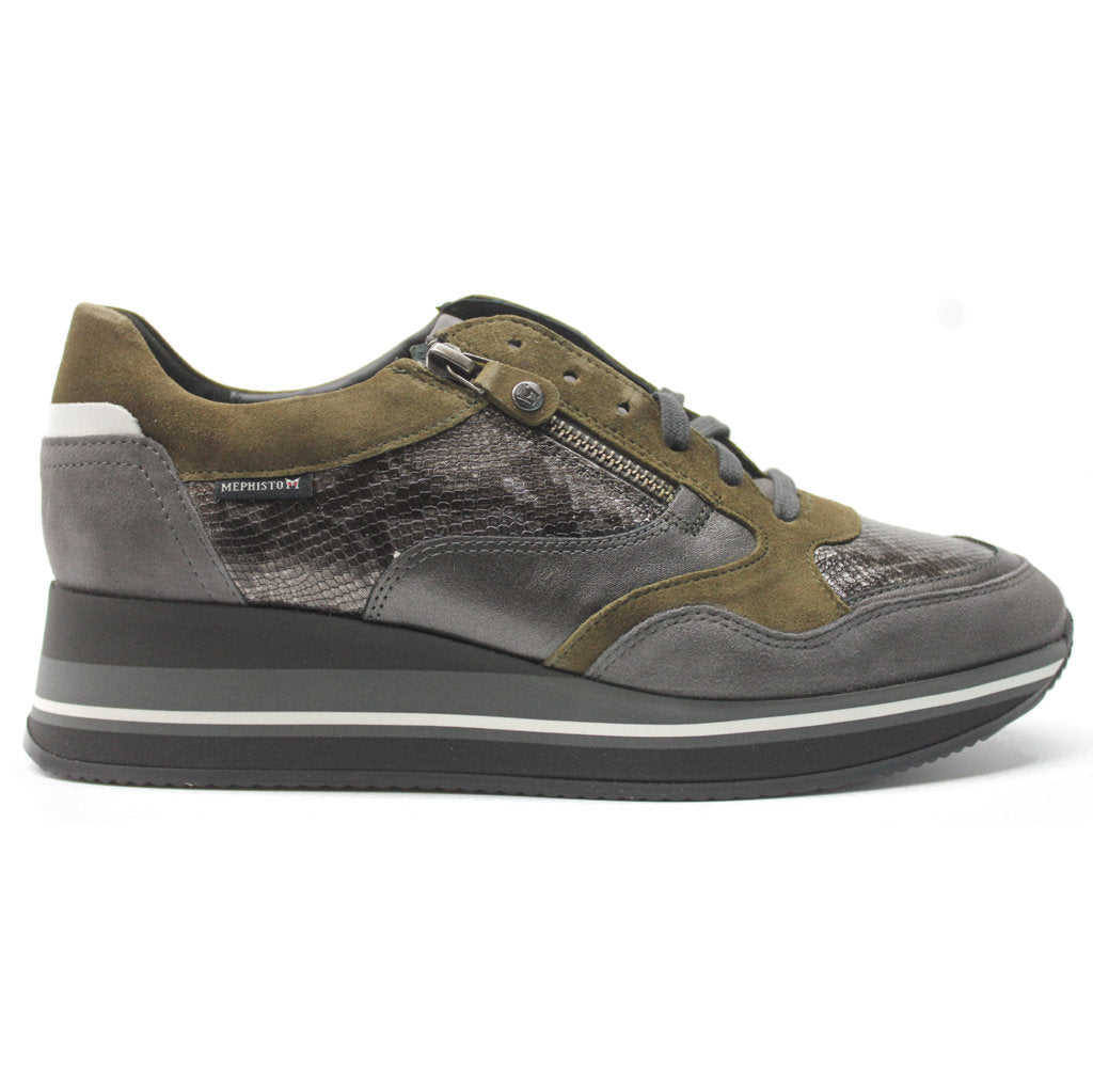 Mephisto Olimpia Leather Womens Trainers#color_grey