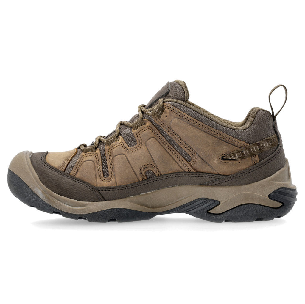 Keen Circadia Vent Leather & Textile Men's Hiking Trainers#color_shitake brindle