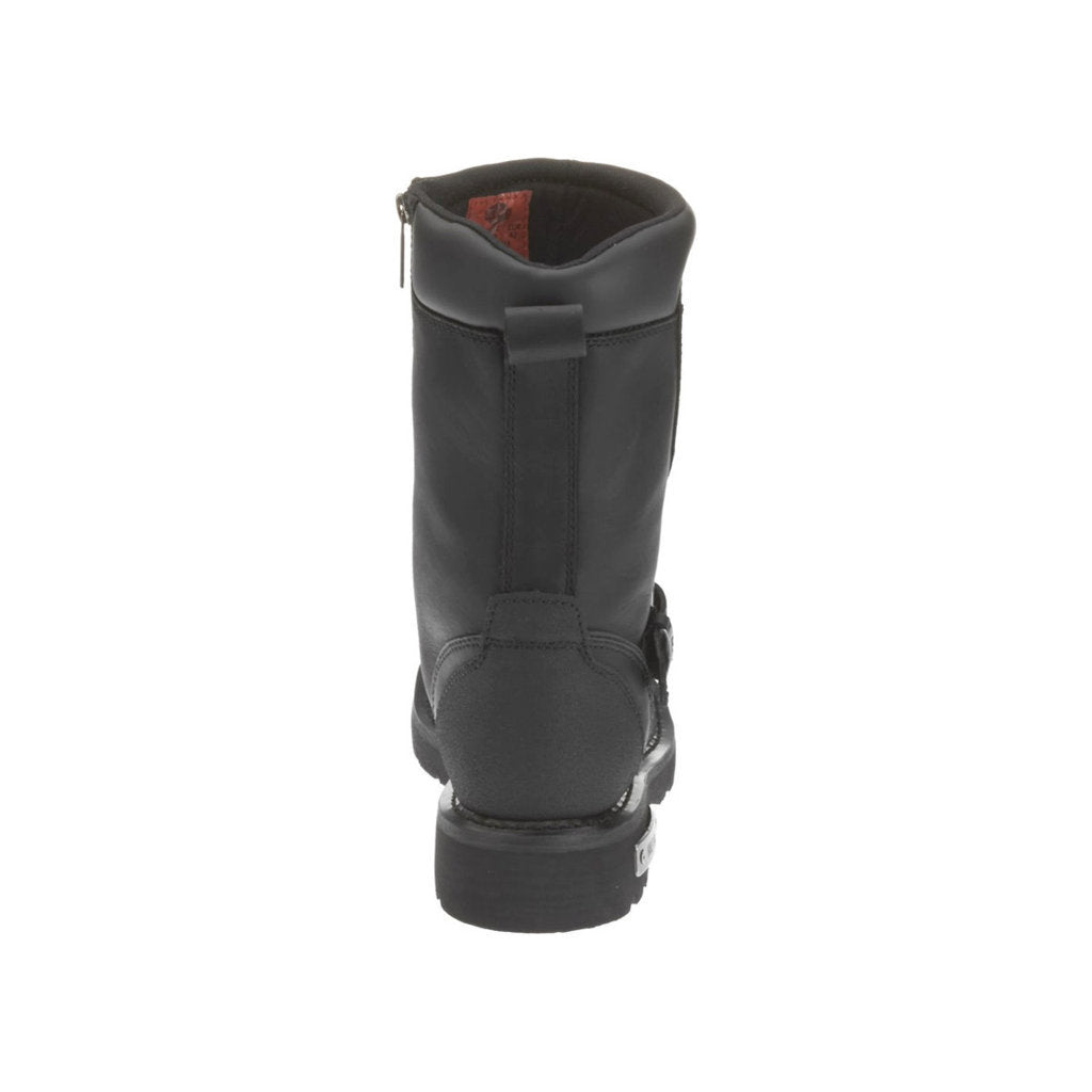 Harley Davidson Shift Full Grain Leather Men's Riding Boots#color_black