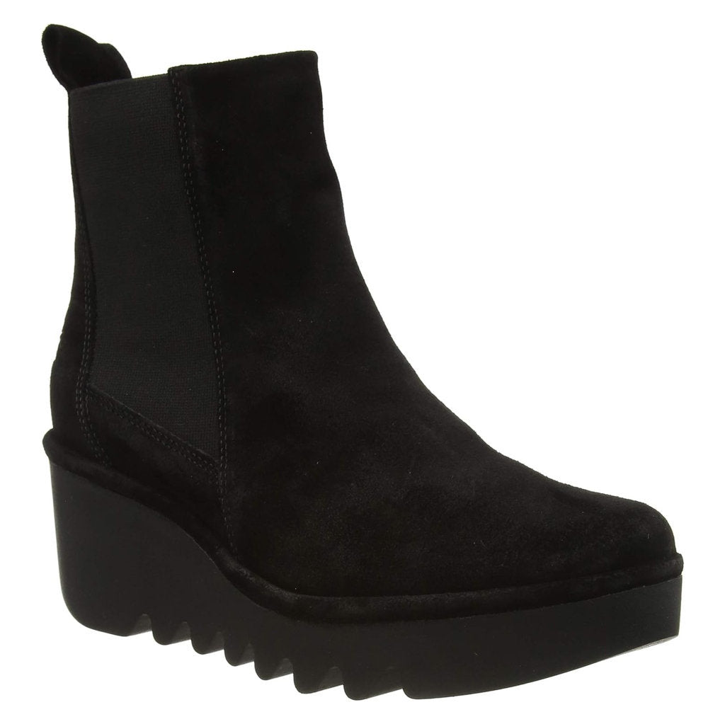 Fly London BAGU233FLY Suede Leather Womens Boots#color_black