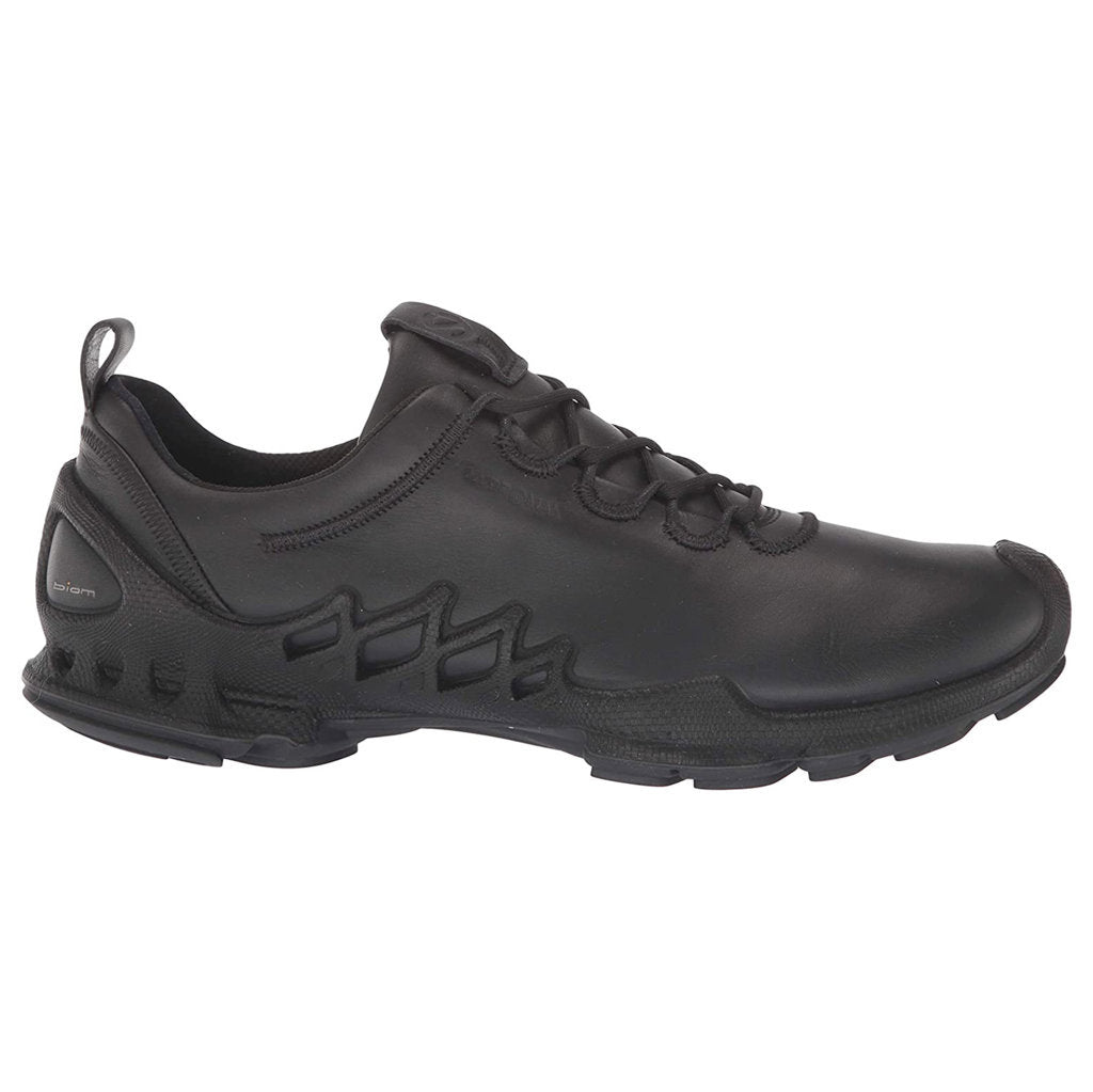 Ecco Biom AEX Leather Mens Trainers#color_black