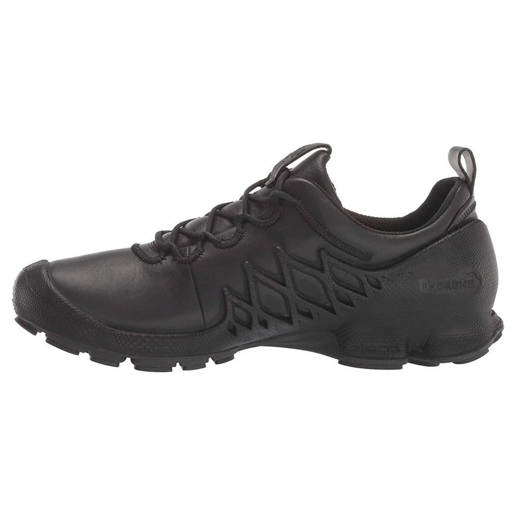 Ecco Biom AEX Leather Mens Trainers#color_black
