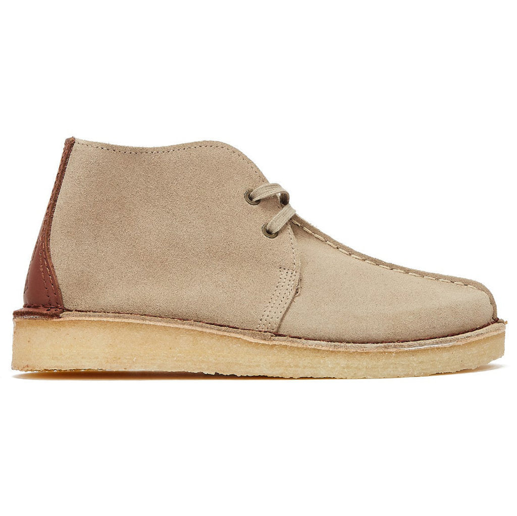 Clarks Originals Trek Hi 50 Suede Mens Boots#color_sand suede