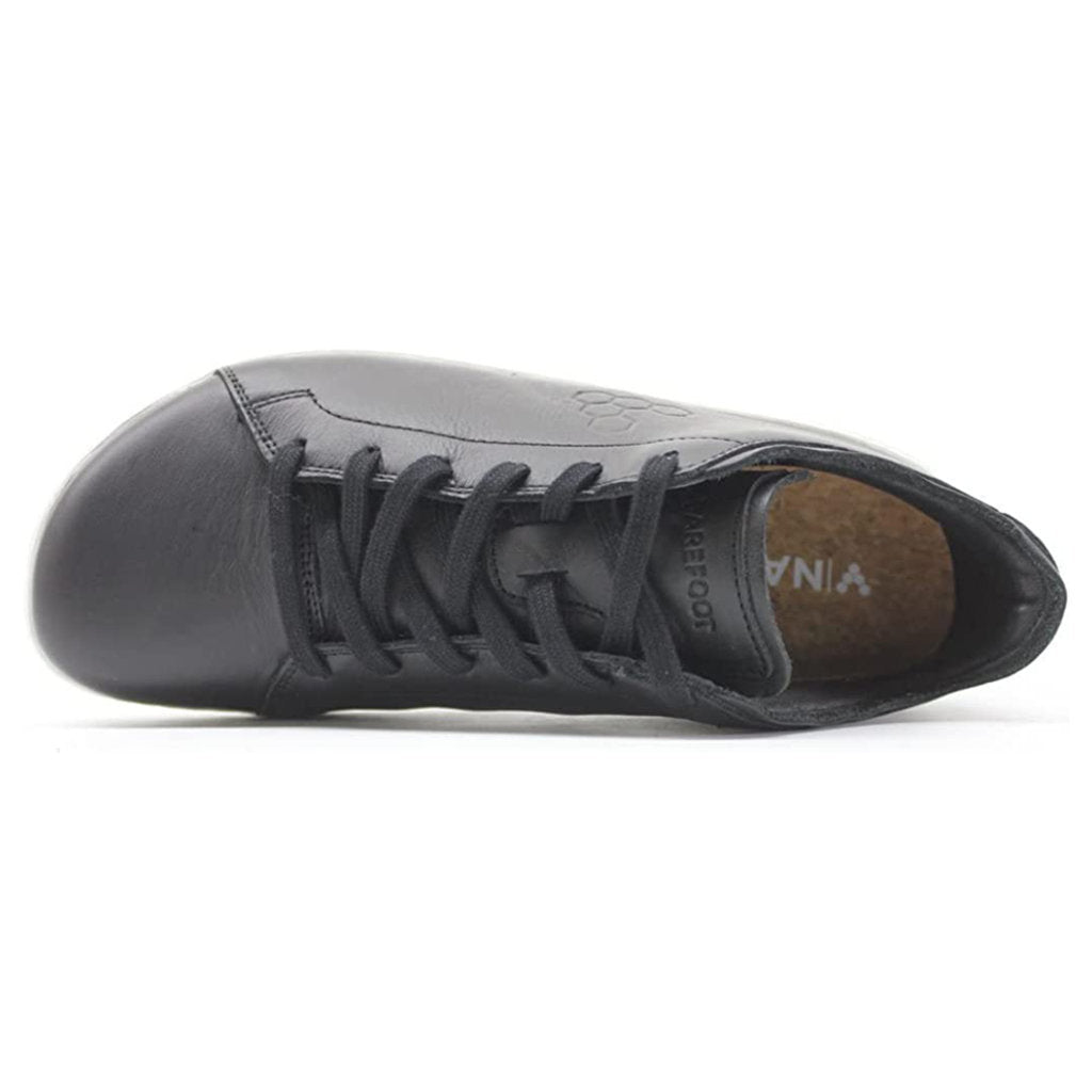 Vivobarefoot Geo Court III Leather Womens Trainers#color_obsidian