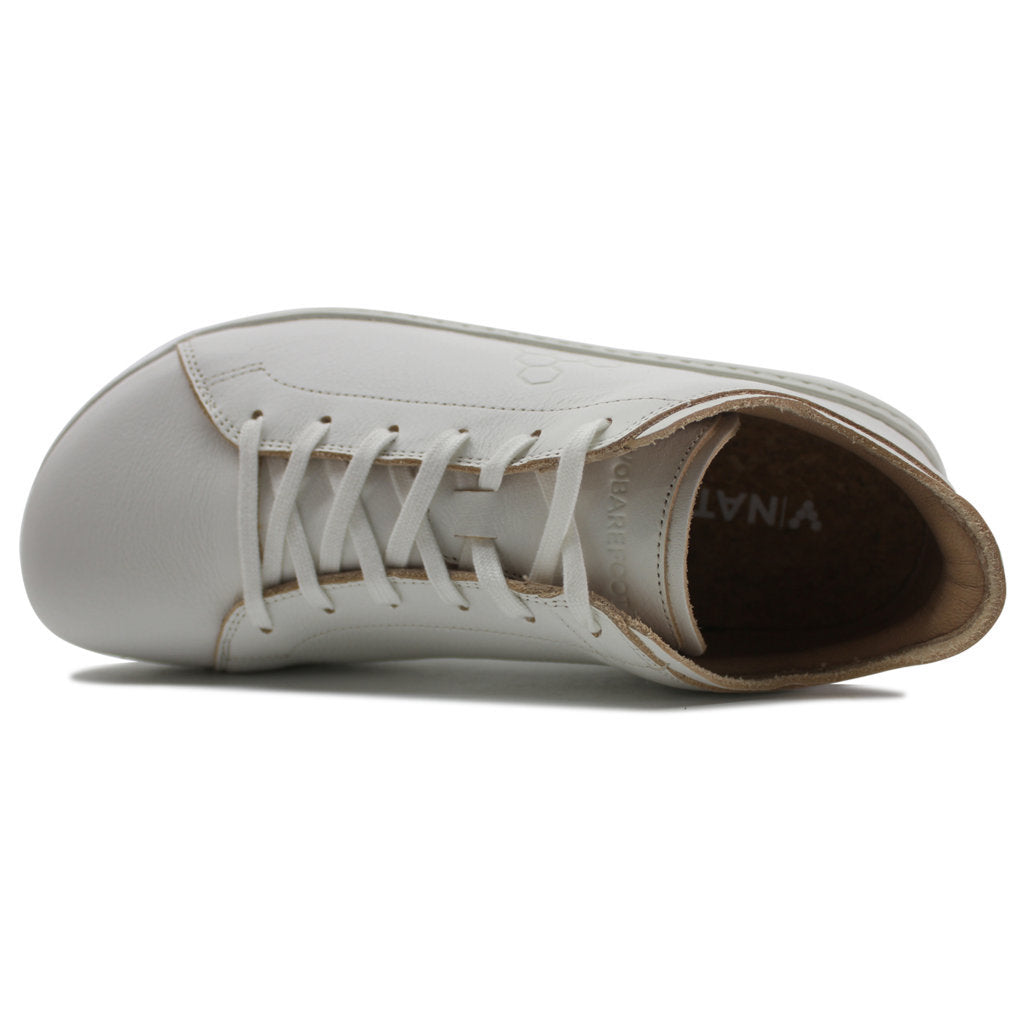 Vivobarefoot Geo Court III Leather Womens Trainers#color_bright white