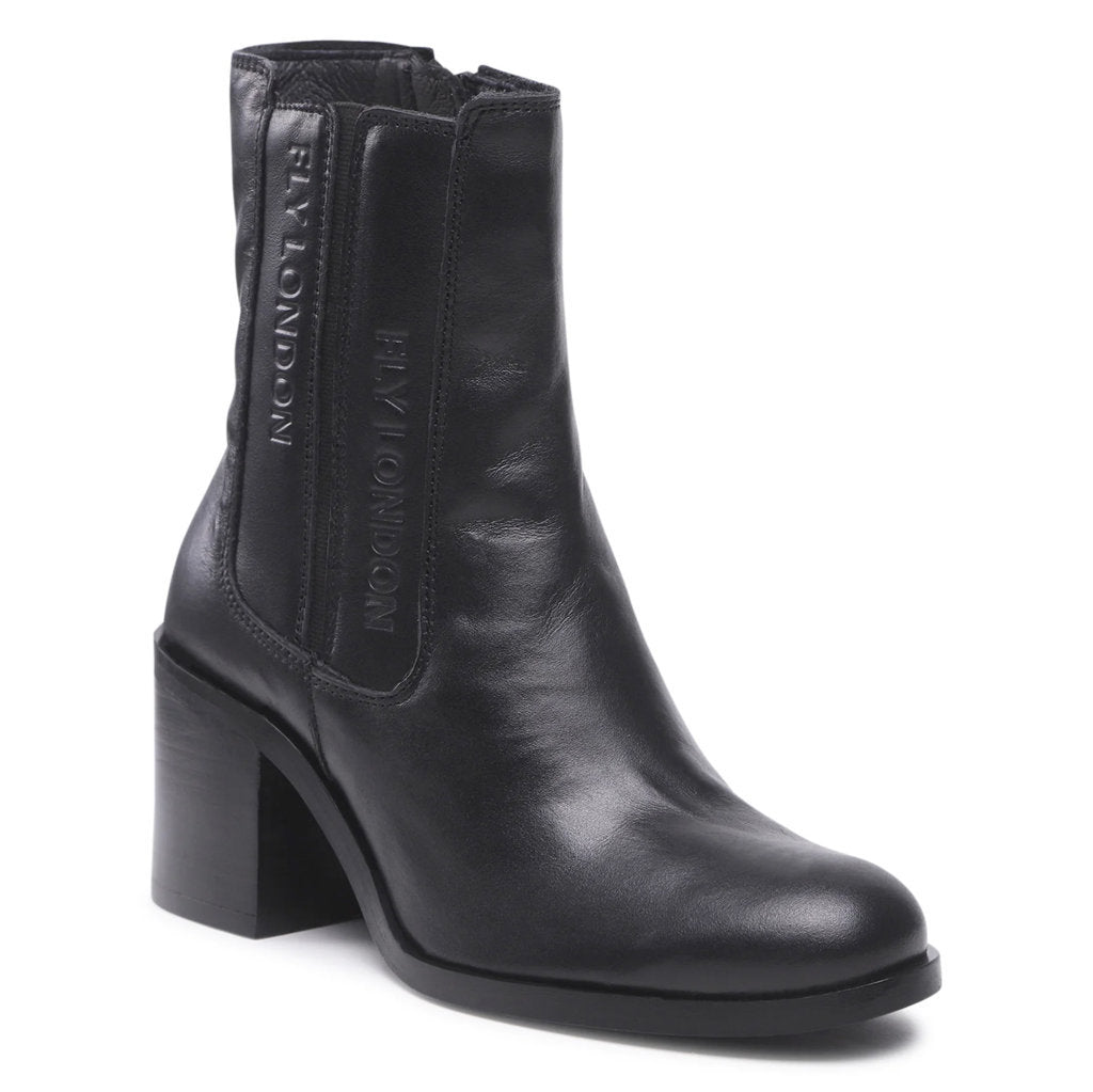 Fly London AMEL913FLY Leather Womens Boots#color_black