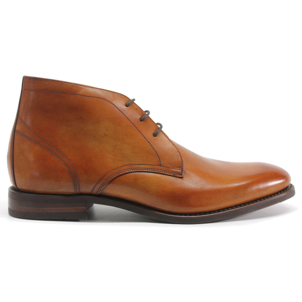 Loake Myers Polished Leather Men's Chukka Boots#color_tan