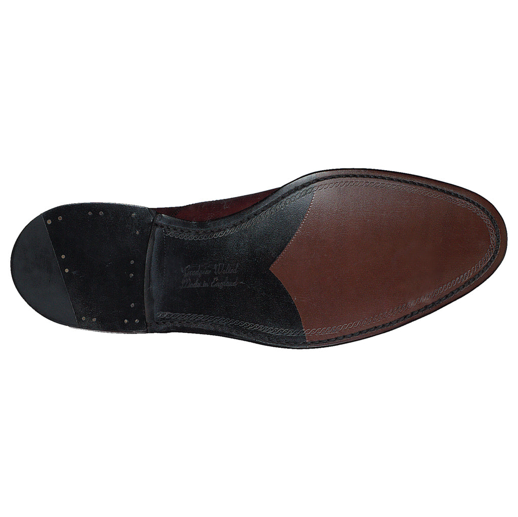 Loake Stonegate Polished Leather Men's Oxford Shoes#color_seared mahogany