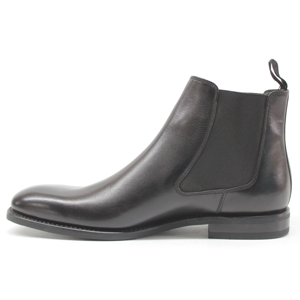 Loake Wareing Polished Leather Men's Chelsea Boots#color_black