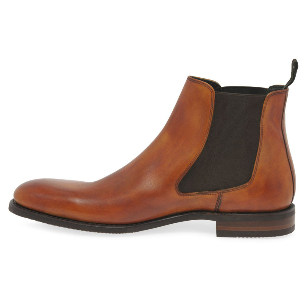 Loake Wareing Polished Leather Men's Chelsea Boots#color_tan