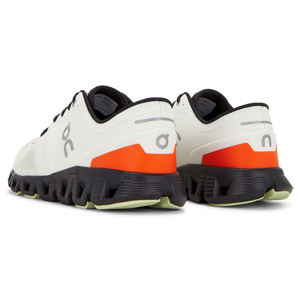On Cloud X 3 Textile Men's Running Shoes#color_ivory flame