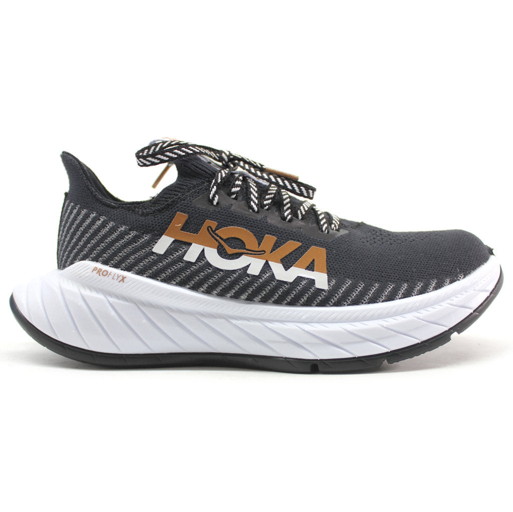 Hoka Carbon X 3 Textile Women's Running Shoes#color_black white