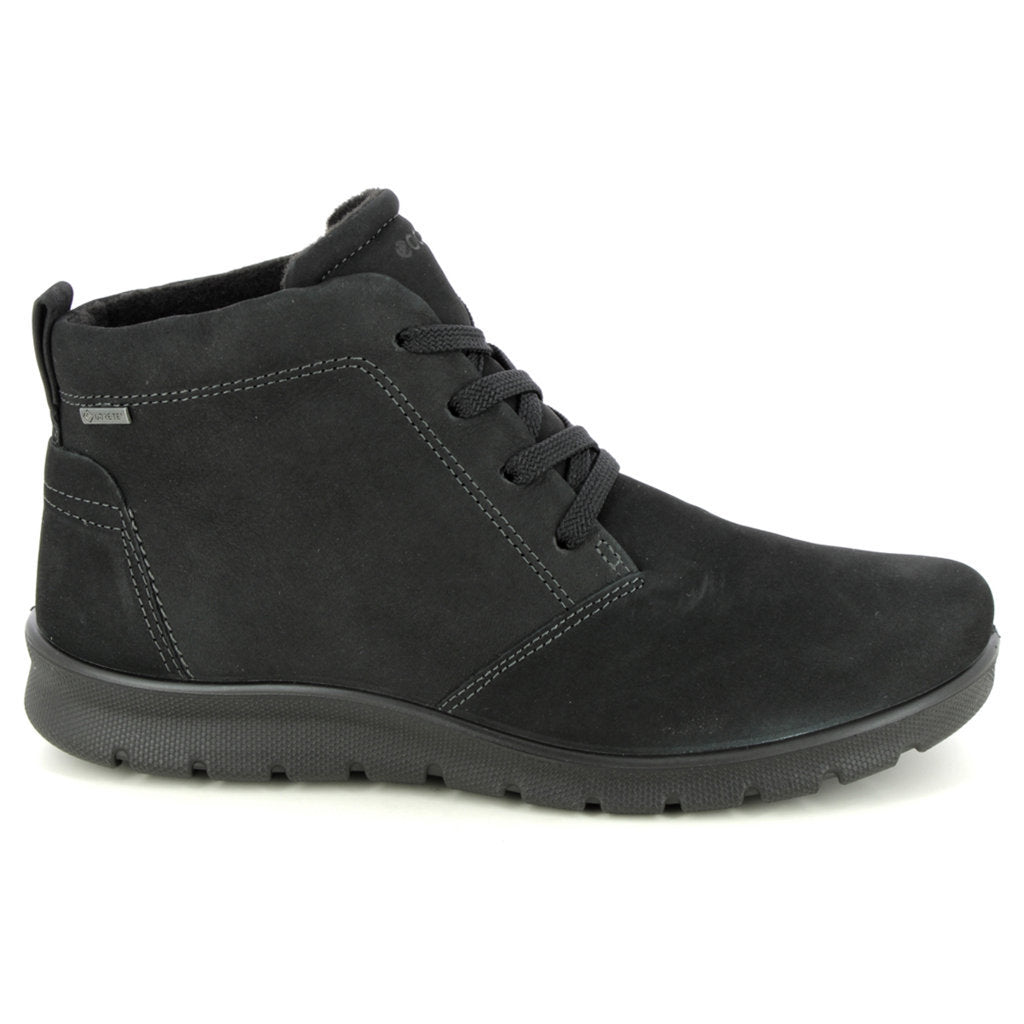 Ecco Babett 215583 Nubuck Womens Boots#color_black