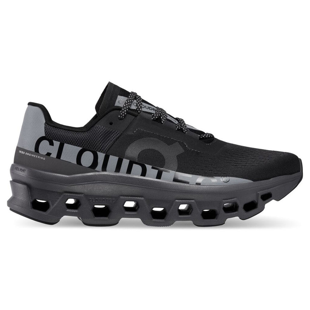 On Cloudmonster Lumos Textile Women's Running Shoes#color_black