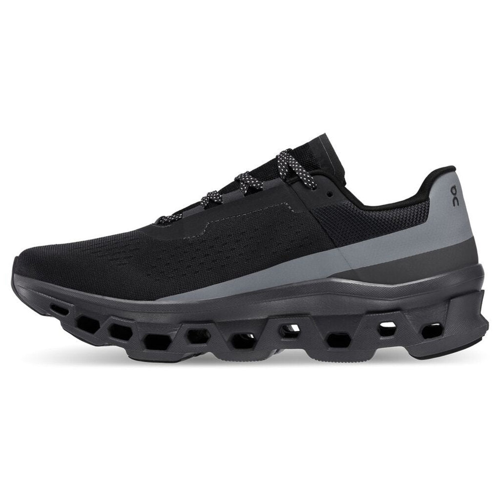 On Cloudmonster Lumos Textile Women's Running Shoes#color_black
