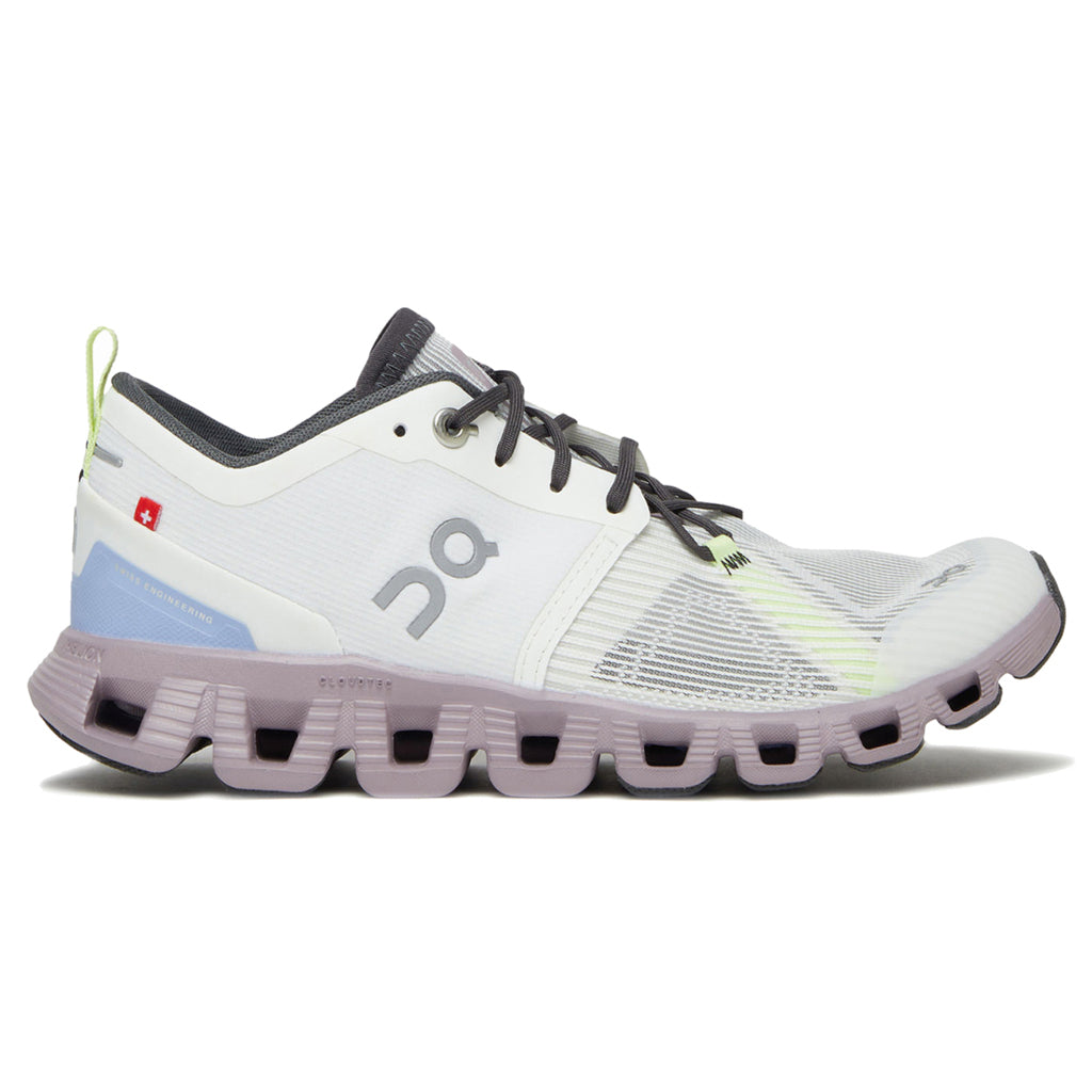 On Cloud X 3 Shift Textile Women's Running Shoes#color_white heron