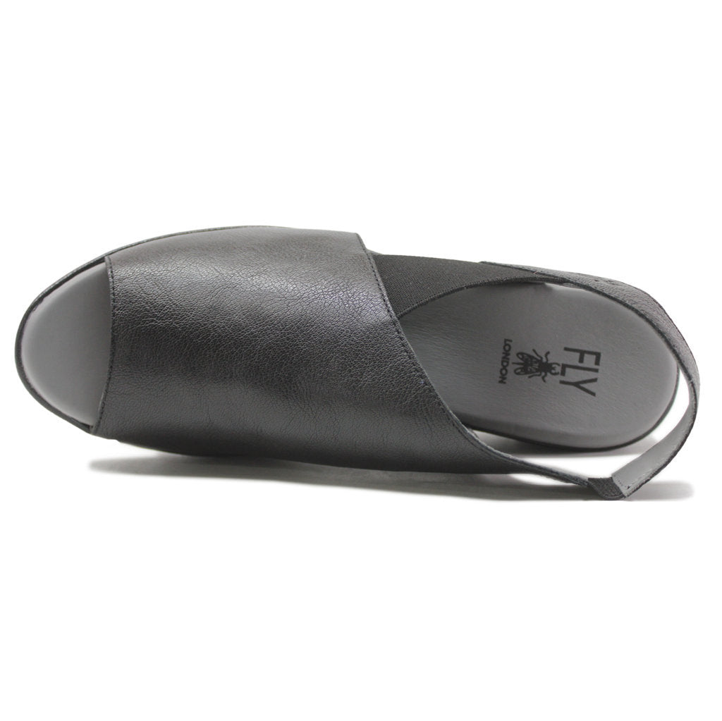 Fly London NILY940FLY Mousse Leather Womens Sandals#color_black