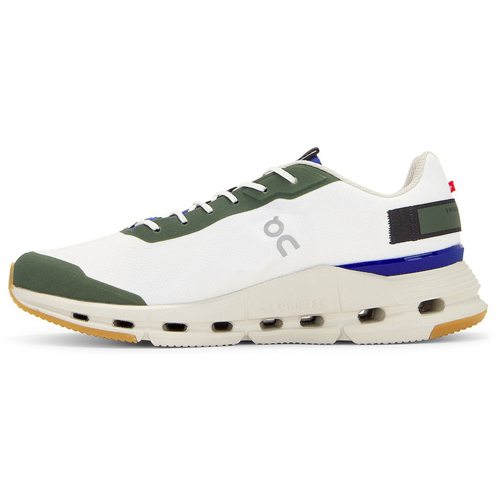 On Cloudnova Form Textile Men's Running Shoes#color_white indigo