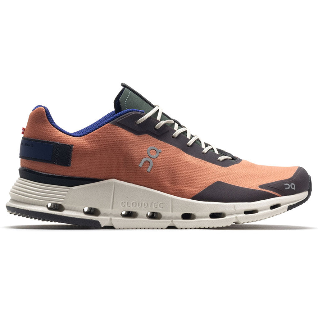 On Running Cloudnova Form Textile Men's Low-Top Trainers#color_terracotta forest