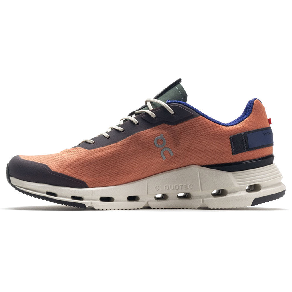 On Running Cloudnova Form Textile Men's Low-Top Trainers#color_terracotta forest