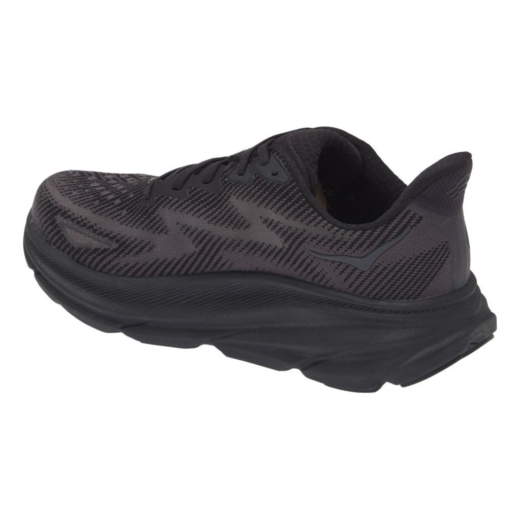 Hoka Clifton 9 Wide Mesh Men's Running Shoes#color_black black