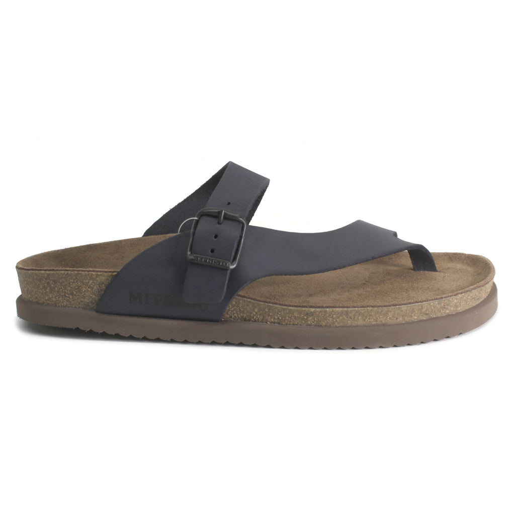 Mephisto Niels Smooth Leather Mens Sandals#color_navy