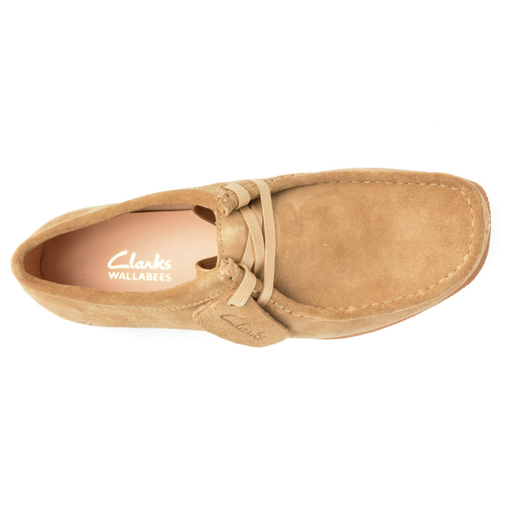 Clarks Wallabee Evo Suede Women's Shoes#color_dark sand