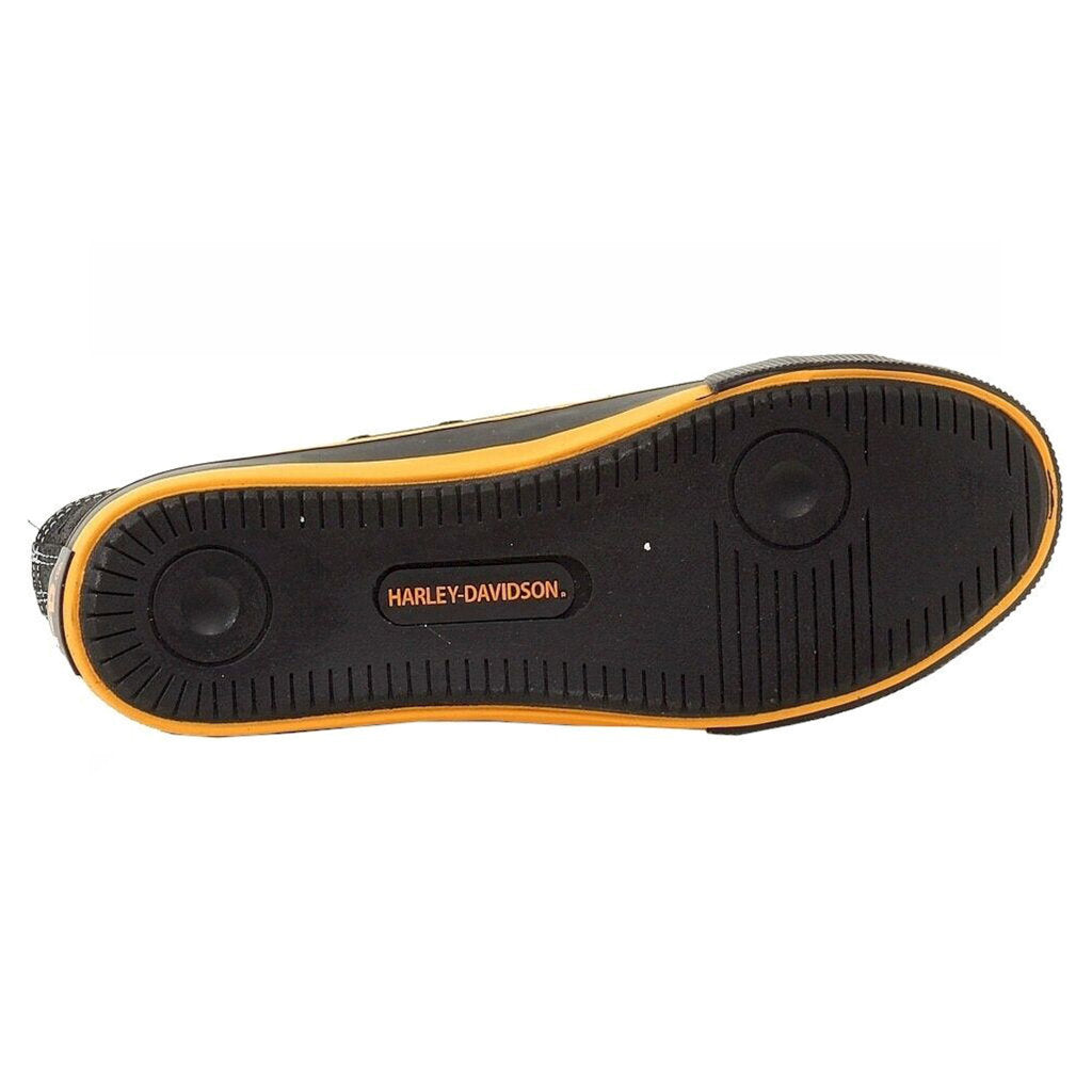 Harley Davidson Nathan Leather Men's Casual Trainers#color_black