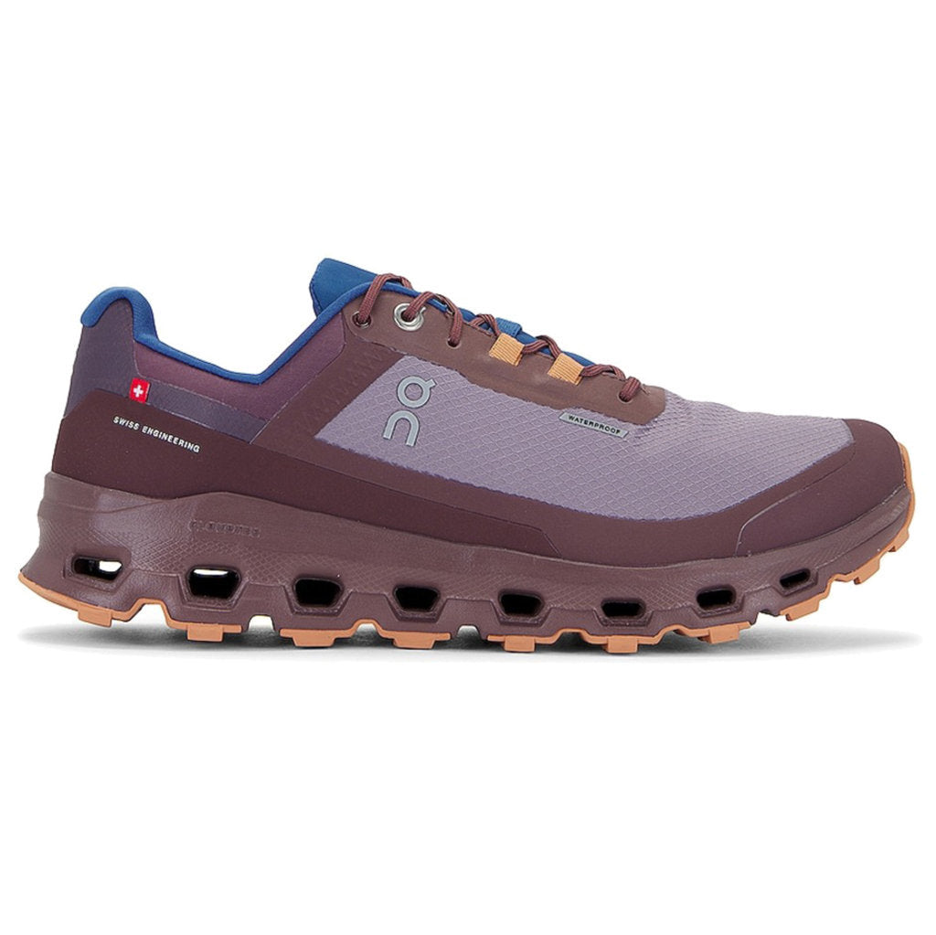 On Cloudvista Waterproof Textile Synthetic Men's Running Shoes#color_zinc grape