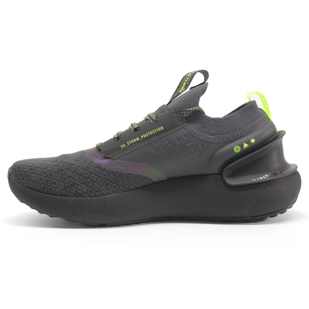 Under Armour HOVR Phantom 3 Storm Textile Synthetic Unisex Trainers#color_grey black