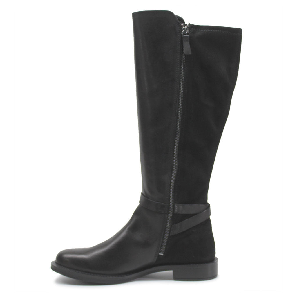 Ecco Sartorelle 25 Full Grain Leather Womens Boots#color_black