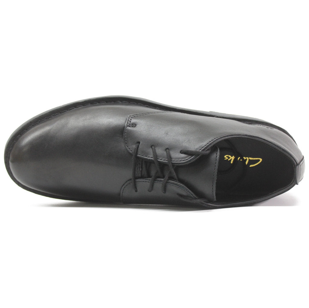 Clarks Desert London Evo Leather Mens Shoes#color_black