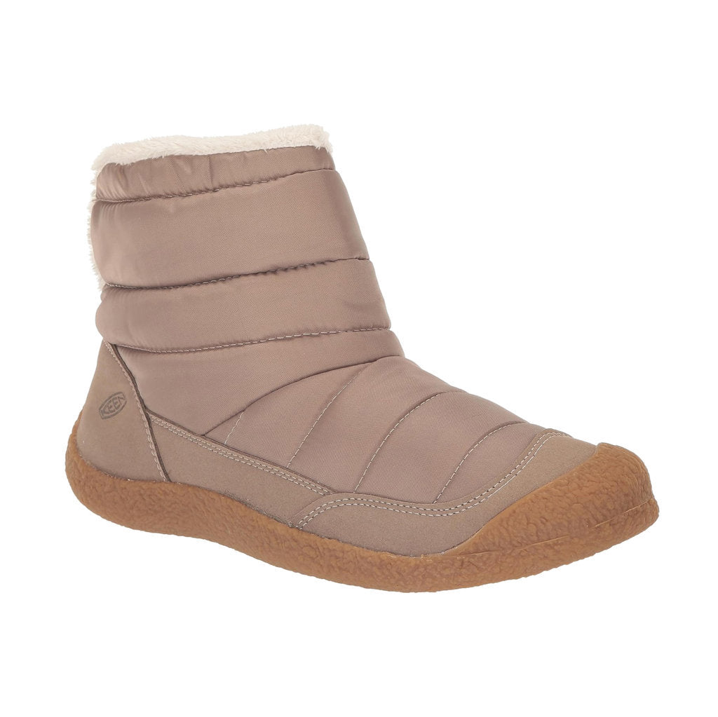 Keen Howser Fold Down Nylon Womens Boots#color_timberwolf plaza taupe