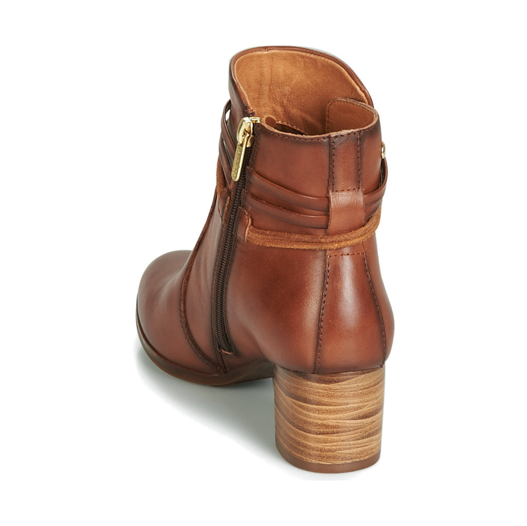 Pikolinos Calafat Leather Womens Boots#color_cuero