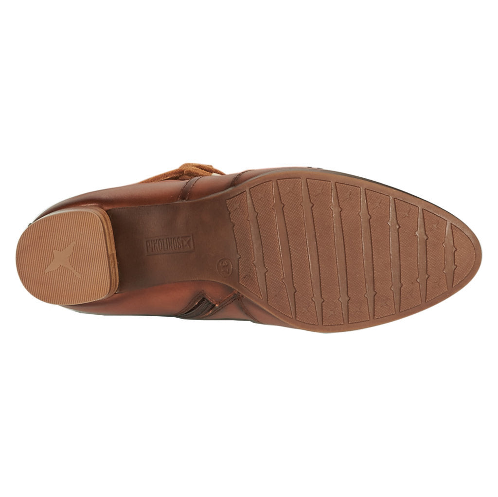 Pikolinos Calafat Leather Womens Boots#color_cuero