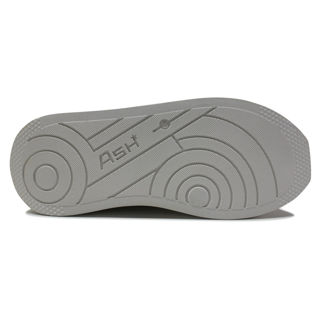 Ash Impuls Fur Leather Womens Trainers#color_shell white golden brown