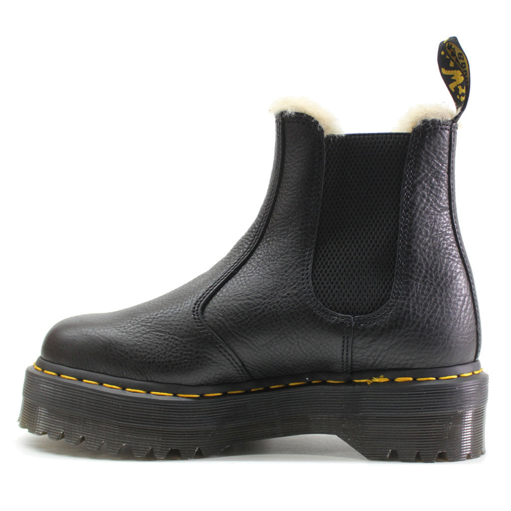 Dr. Martens 2976 Quad FL Pisa Leather Unisex Boots#color_black