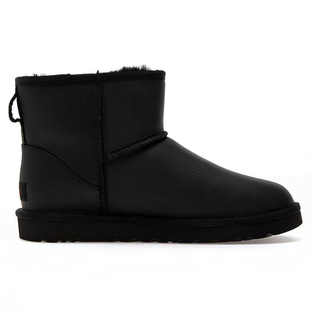 Ugg Classic Mini Leather Womens Boots#color_black