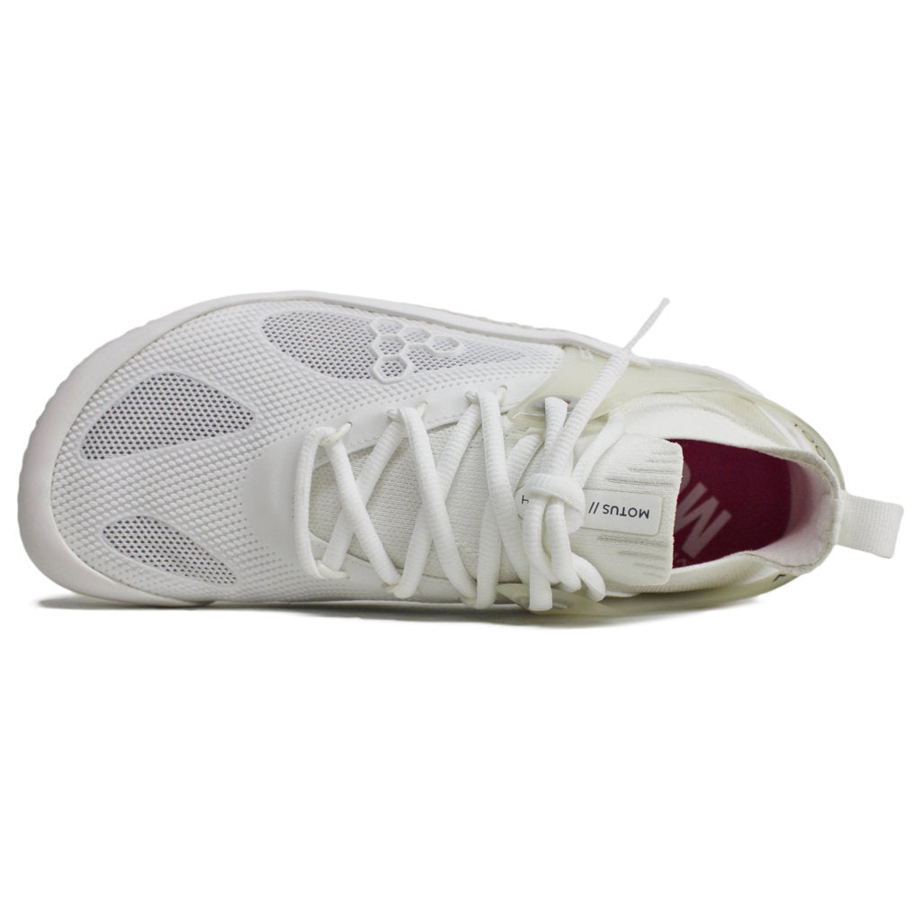 Vivobarefoot Motus Strength Textile Synthetic Womens Trainers#color_bright white