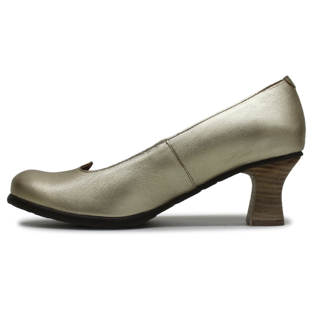 Fly London BAZE086FLY Idra Leather Womens Shoes#color_gold