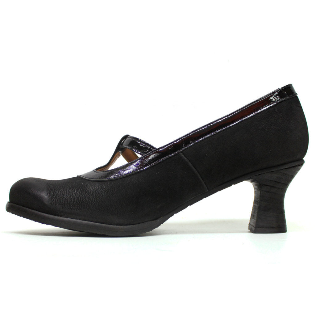 Fly London BEGI085FLY Cupido Leather Womens Shoes#color_black