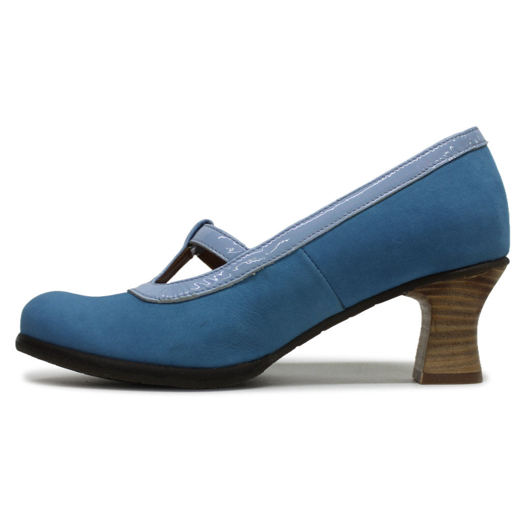 Fly London BEGI085FLY Cupido Leather Womens Shoes#color_sky blue