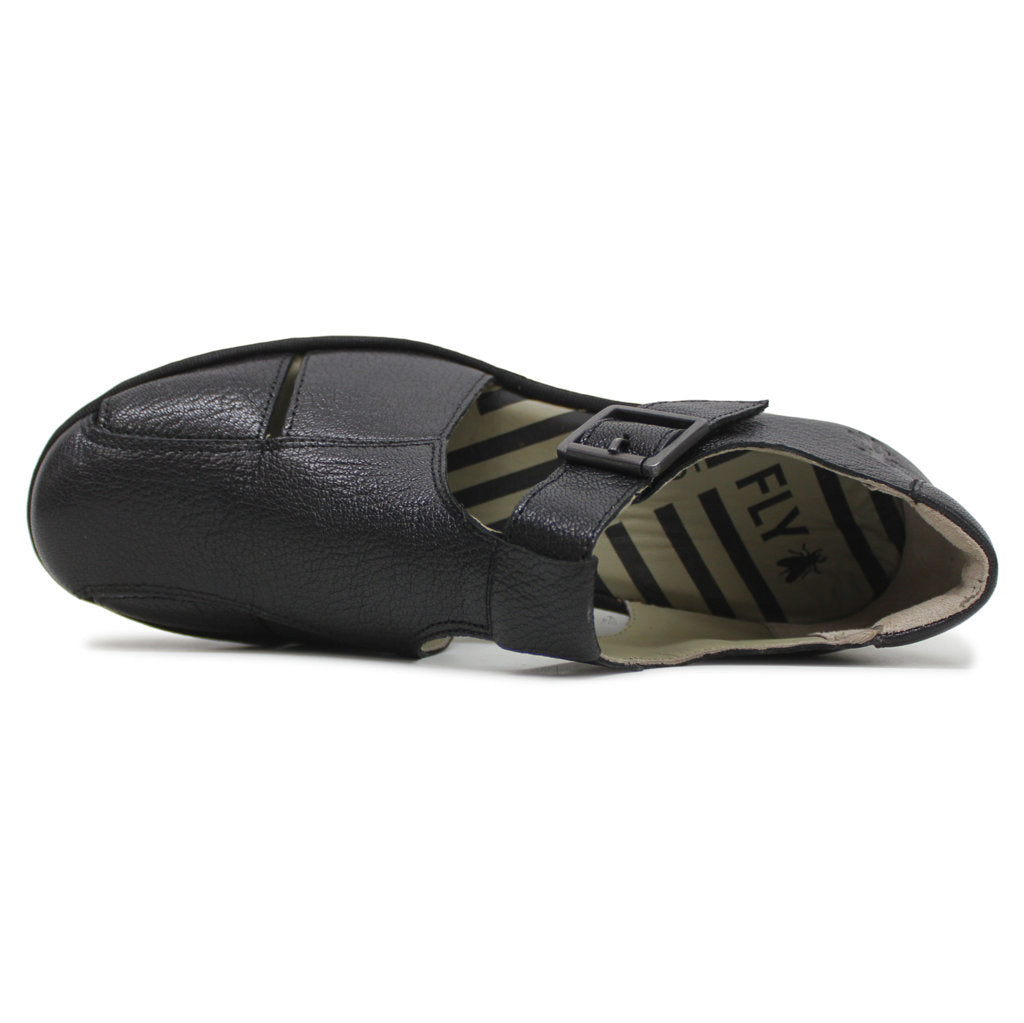 Fly London BURI481FLY Mousse Leather Womens Shoes#color_black