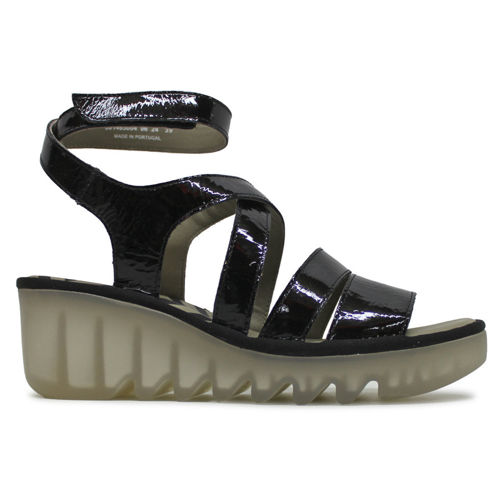 Fly London BAFY485FLY Leather Womens Sandals#color_black
