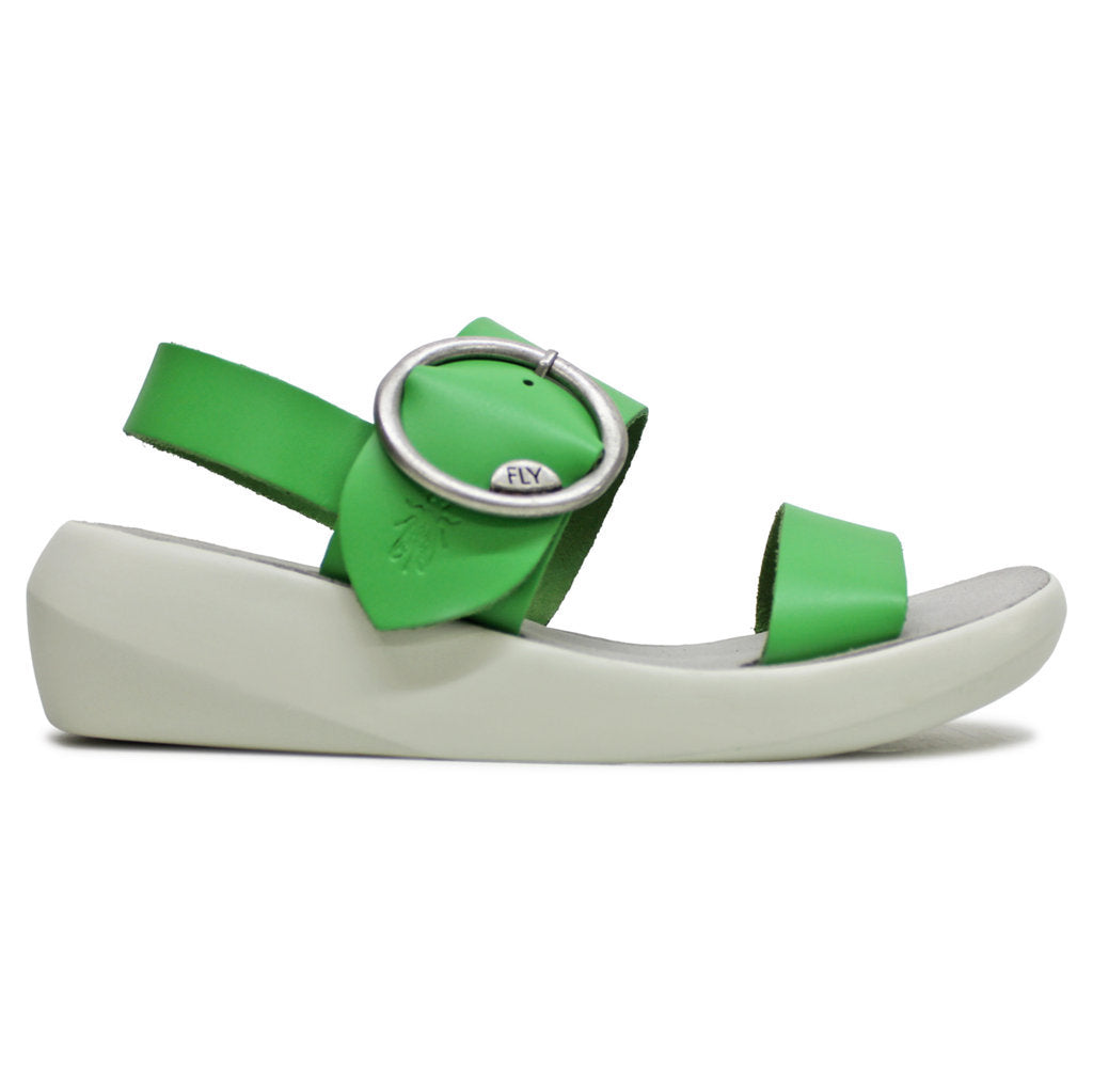 Fly London BANI739FLY Brooklyn Leather Womens Sandals#color_green