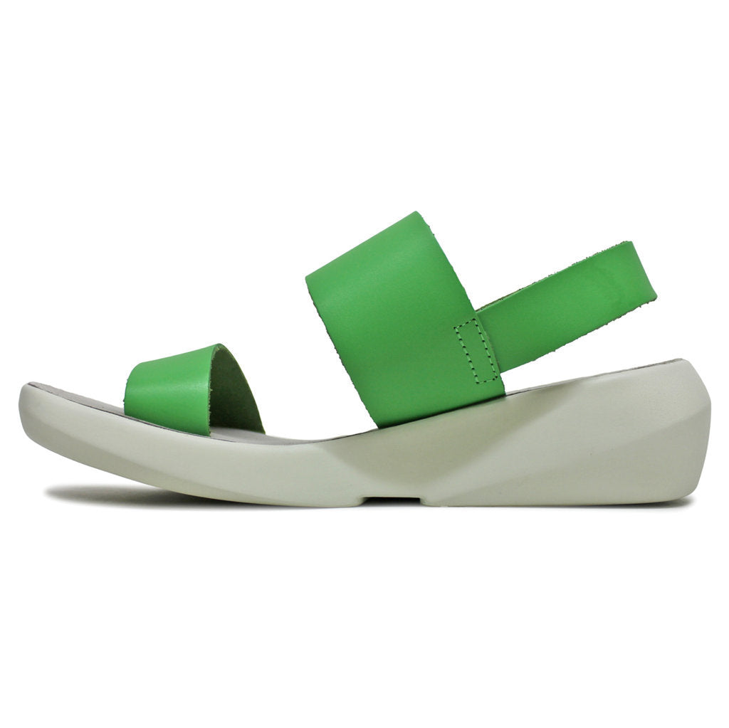 Fly London BANI739FLY Brooklyn Leather Womens Sandals#color_green