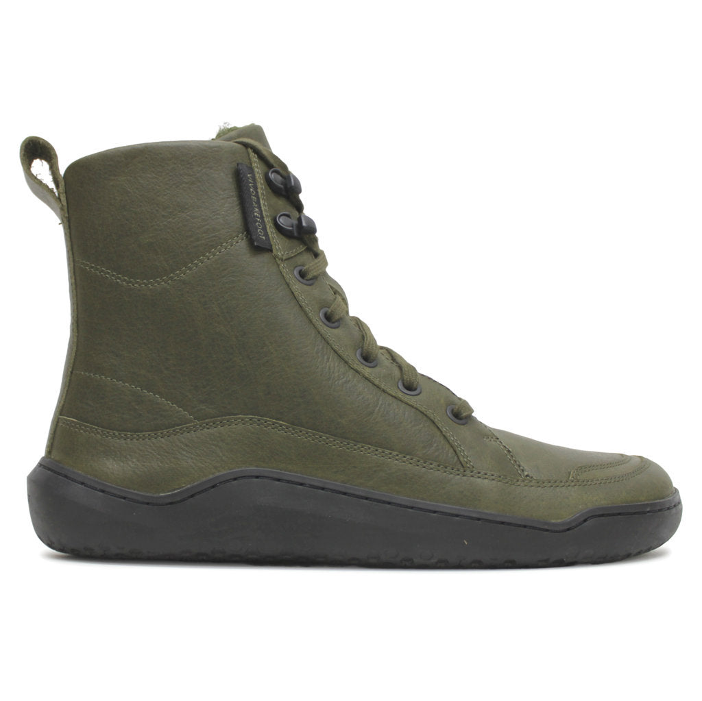Vivobarefoot Gobi Boot Winterised Leather Womens Boots#color_olive