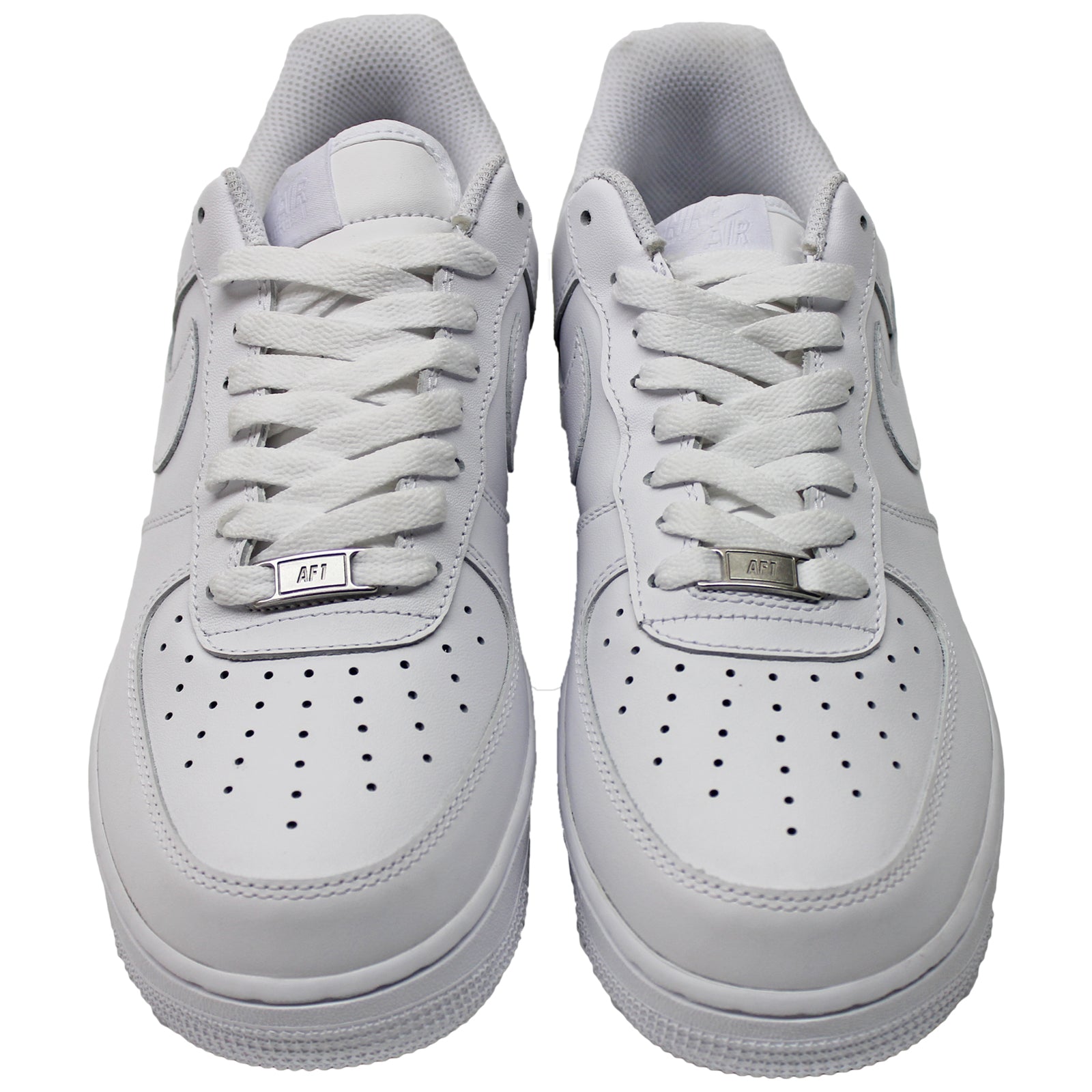Nike Air Force I 07 White Lowtop Leather Mens Trainers - UK 9