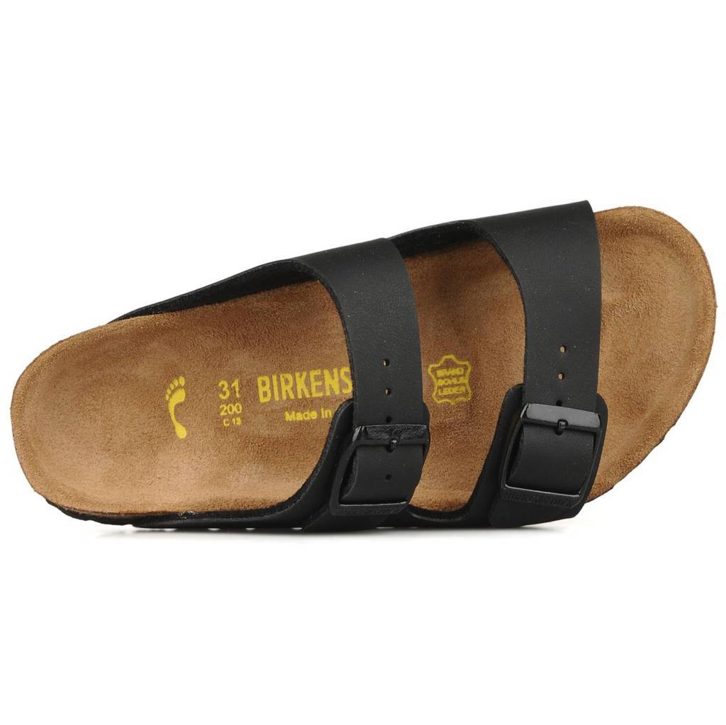 Birkenstock Arizona Black Synthetic Womens Sandals - UK 6
