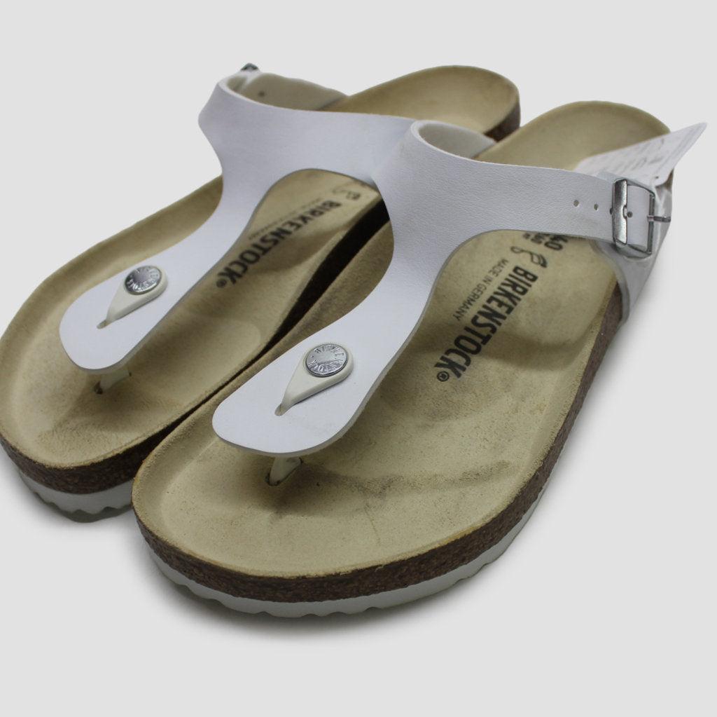 Birkenstock Gizeh White Synthetic Womens Sandals - UK 7